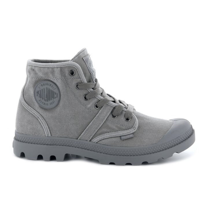 Palladium Pallabrousse Men\'s Boots Grey | UK G703-DNS